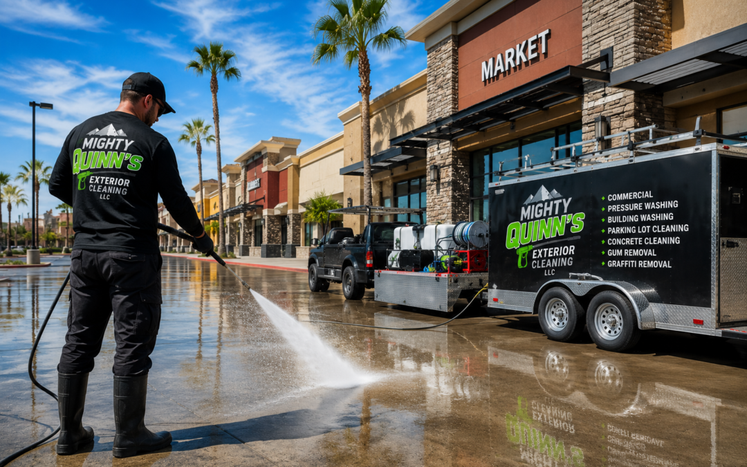 Commercial Pressure Washing: Make a Powerful First Impression for Your Business