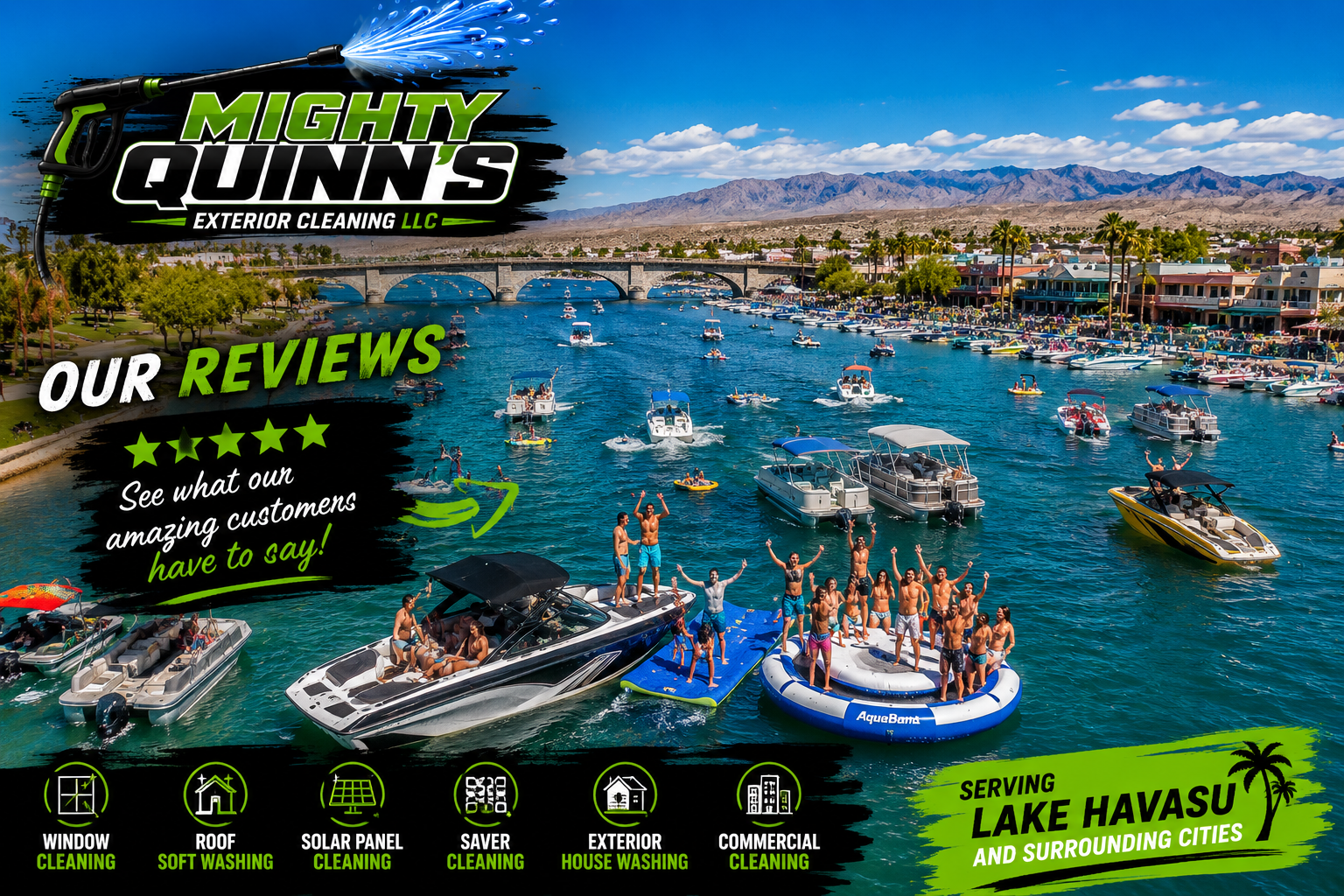 Customer reviews showcase